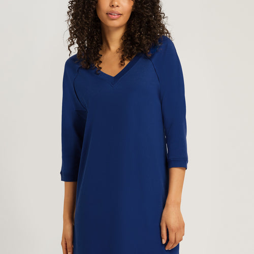 77948 Pure Essence 3/4 Sleeve Gown - 1653 Deep Indigo