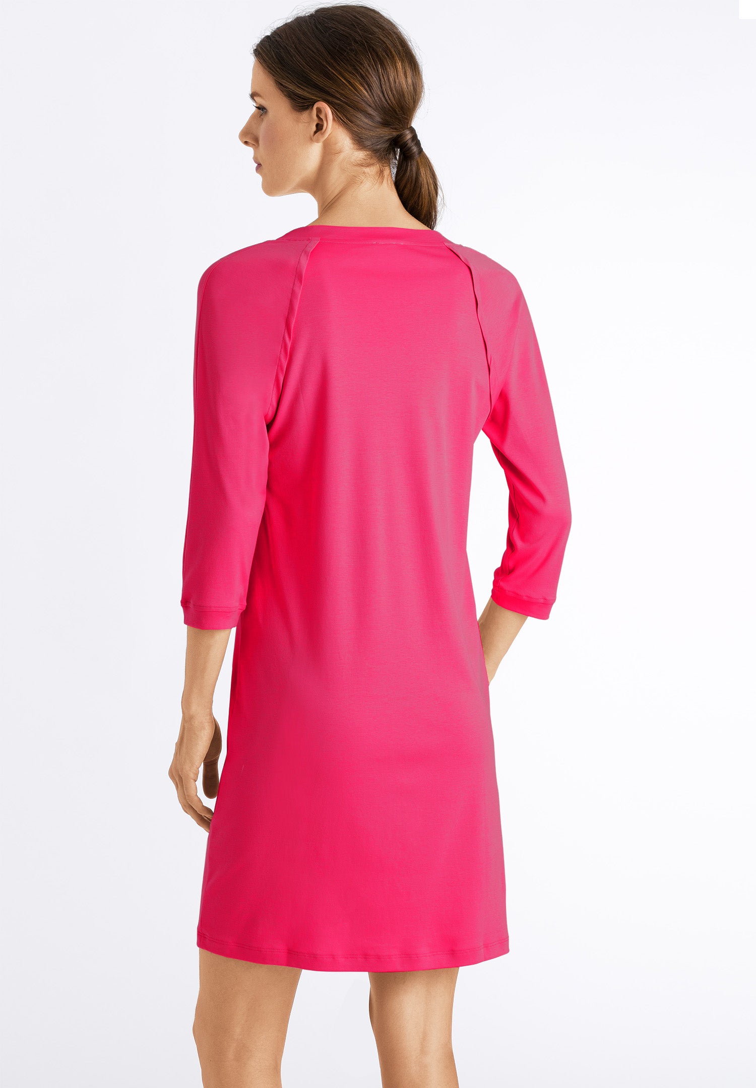 77948 Pure Essence 3/4 Sleeve Gown - 2462 Fuchsia