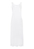 77951 Cotton Deluxe Long Tank Gown - 101 White