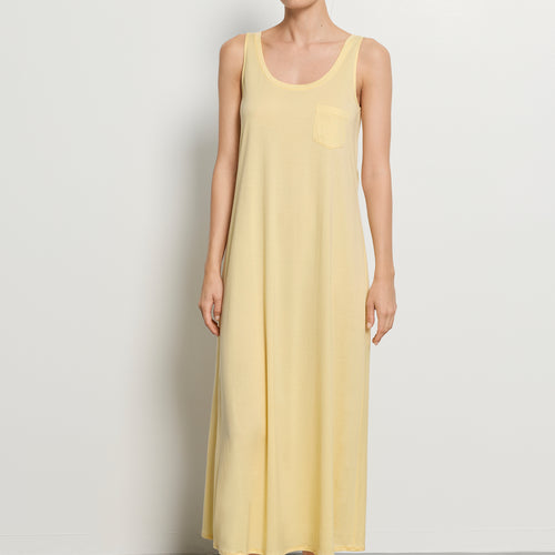 Cotton Deluxe Cotton Tank Nightgown | Vanilla Highlight 77951-2224