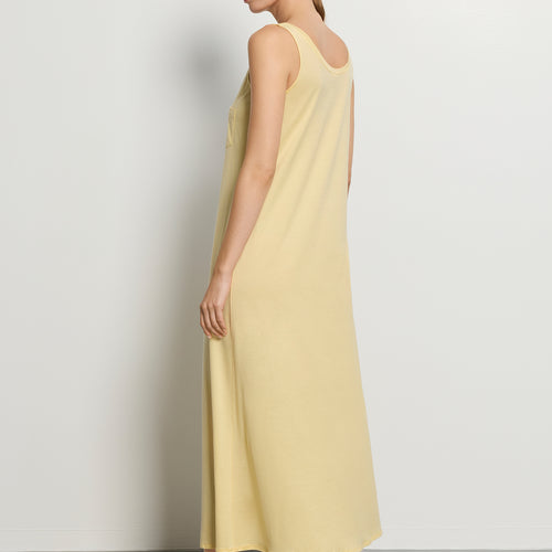 Cotton Deluxe Cotton Tank Nightgown | Vanilla Highlight 77951-2224