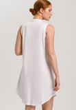 77952 Cotton Deluxe Button Front Tank Gown - 101 White