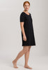 77953 Cotton Deluxe S/Slv Bigshirt - 019 Black