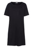 77953 Cotton Deluxe S/Slv Bigshirt - 019 Black