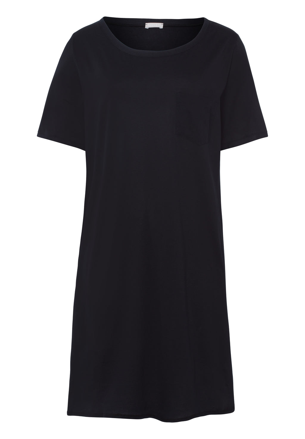 77953 Cotton Deluxe S/Slv Bigshirt - 019 Black