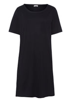 77953 Cotton Deluxe S/Slv Bigshirt - 019 Black