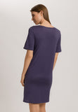 Cotton Deluxe Short Sleeve Bigshirt | Blue Stone 77953-2610