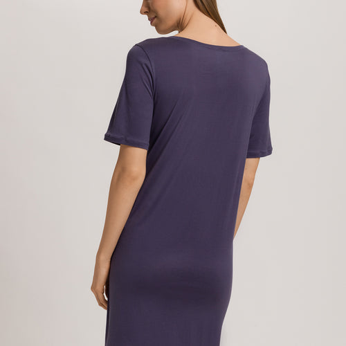 Cotton Deluxe Short Sleeve Bigshirt | Blue Stone 77953-2610