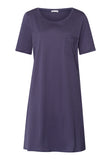 Cotton Deluxe Short Sleeve Bigshirt | Blue Stone 77953-2610