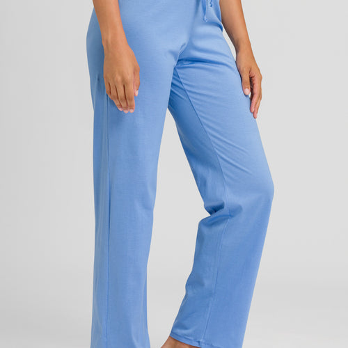 77955 Cotton Deluxe Drawstring Long Pant - 2596 Azurine