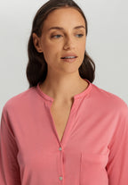 Cotton Deluxe Button Front Pajama Set | Lantana 77956-2347