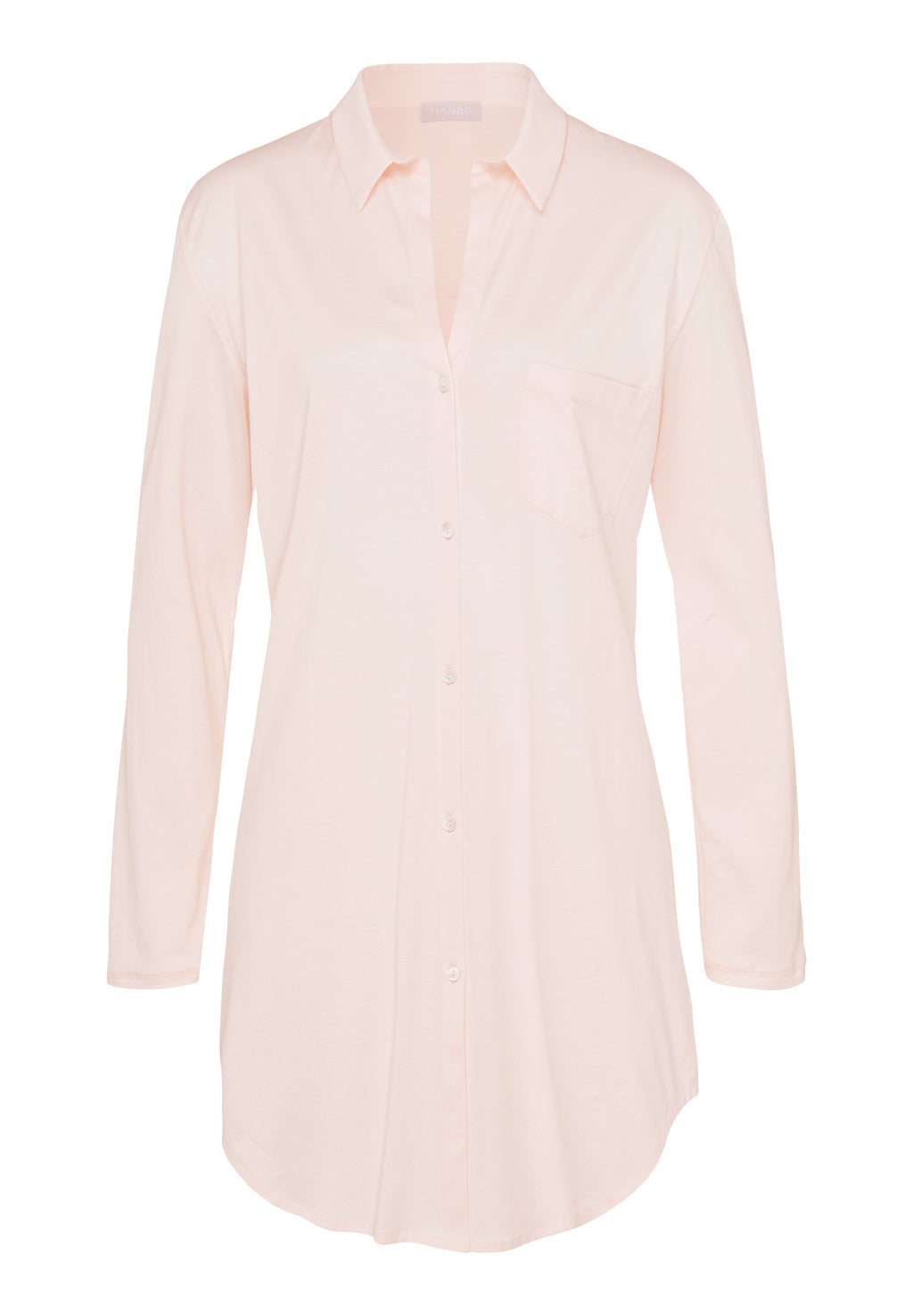 77958 Cotton Deluxe Boyfriend Sleepshirt - 1334 Crystal Pink