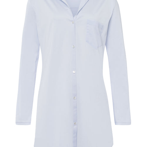 77958 Cotton Deluxe Boyfriend Sleepshirt - 511 Blue Glow