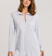 77958 Cotton Deluxe Boyfriend Sleepshirt - 511 Blue Glow