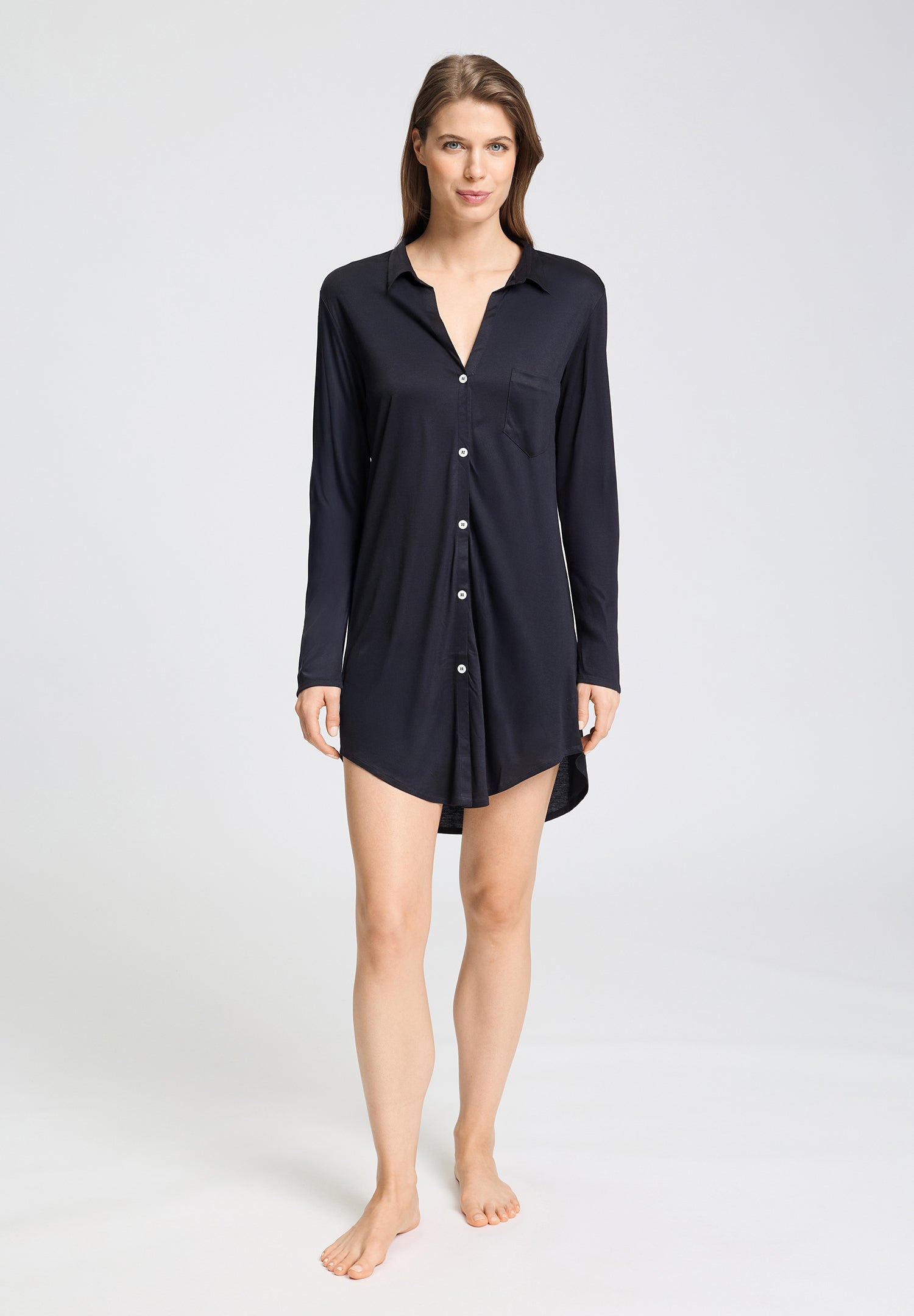 Carrie Boyfriend Sleep Shirt | Black 77959-019