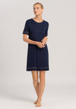 77963 Natural Comfort S/Slv Nightdress - 1610 Deep Navy