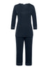 77965 Natural Comfort 3/4 Slv Pajama - 1610 Deep Navy