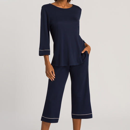 77965 Natural Comfort 3/4 Slv Pajama - 1610 Deep Navy