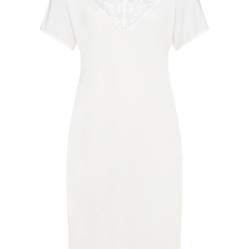 77972 Juna Short Sleeve Gown - 102 Off White