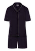 77977 Natural Comfort S/Slv Short Pajama - 1610 Deep Navy