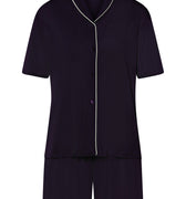 77977 Natural Comfort S/Slv Short Pajama - 1610 Deep Navy