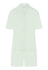 77977 Natural Comfort S/Slv Short Pajama - 2706 Green Tea