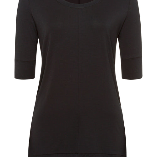 77994 Yoga 3/4 Sleeve Top - 019 Black