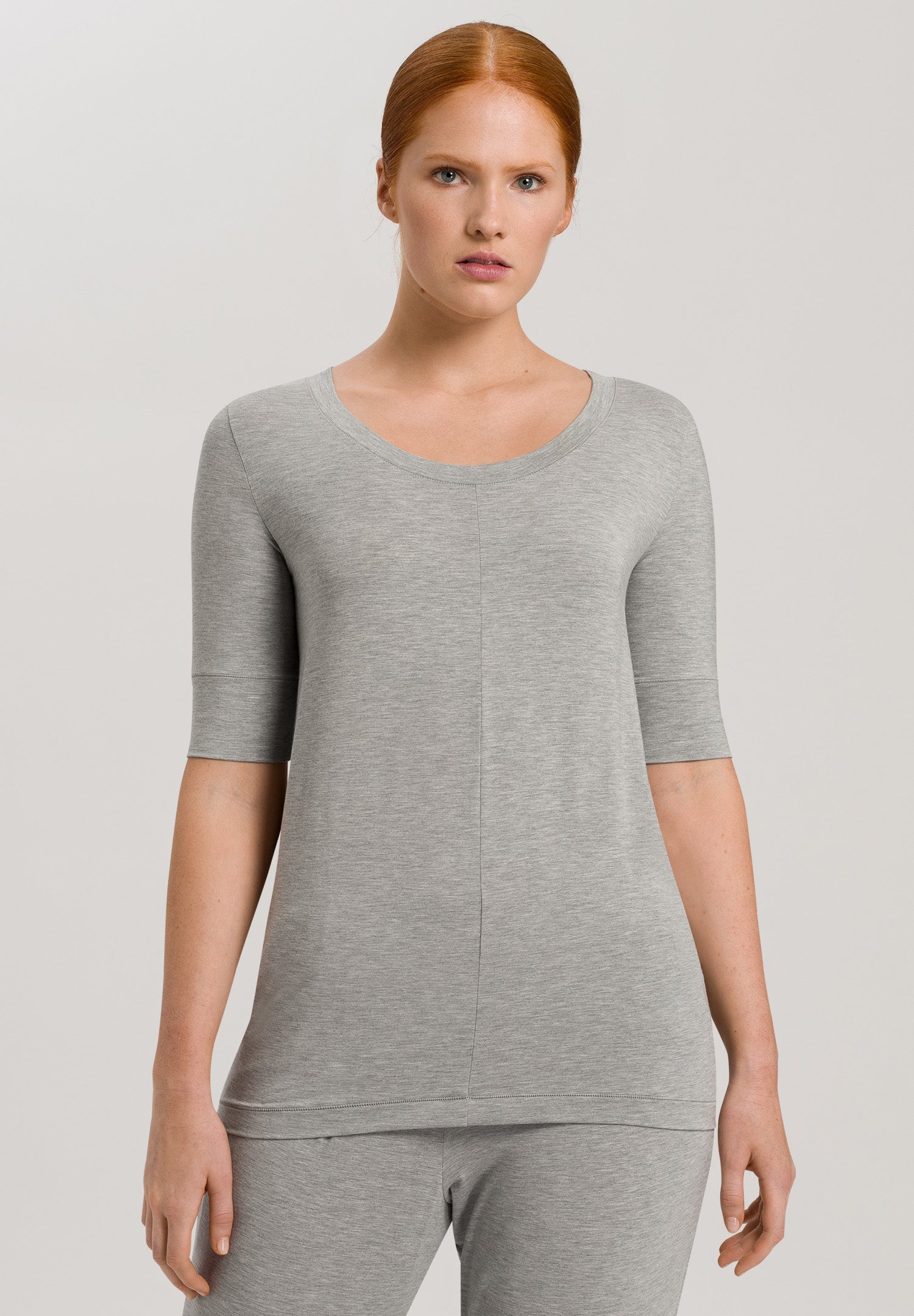 77994 Yoga 3/4 Sleeve Top - 1148 Grit Melange