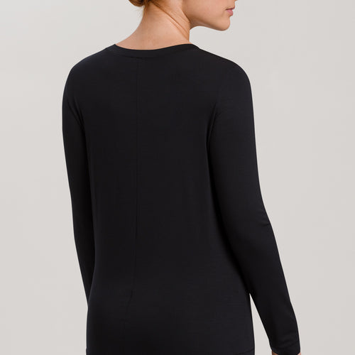 77996 Yoga Long Sleeve Top - 019 Black