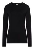 77996 Yoga Long Sleeve Top - 019 Black