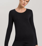 77996 Yoga Long Sleeve Top - 019 Black