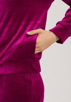 Favourites Zip-Up Velvet Jacket | Pink Tourmaline 78145-2473