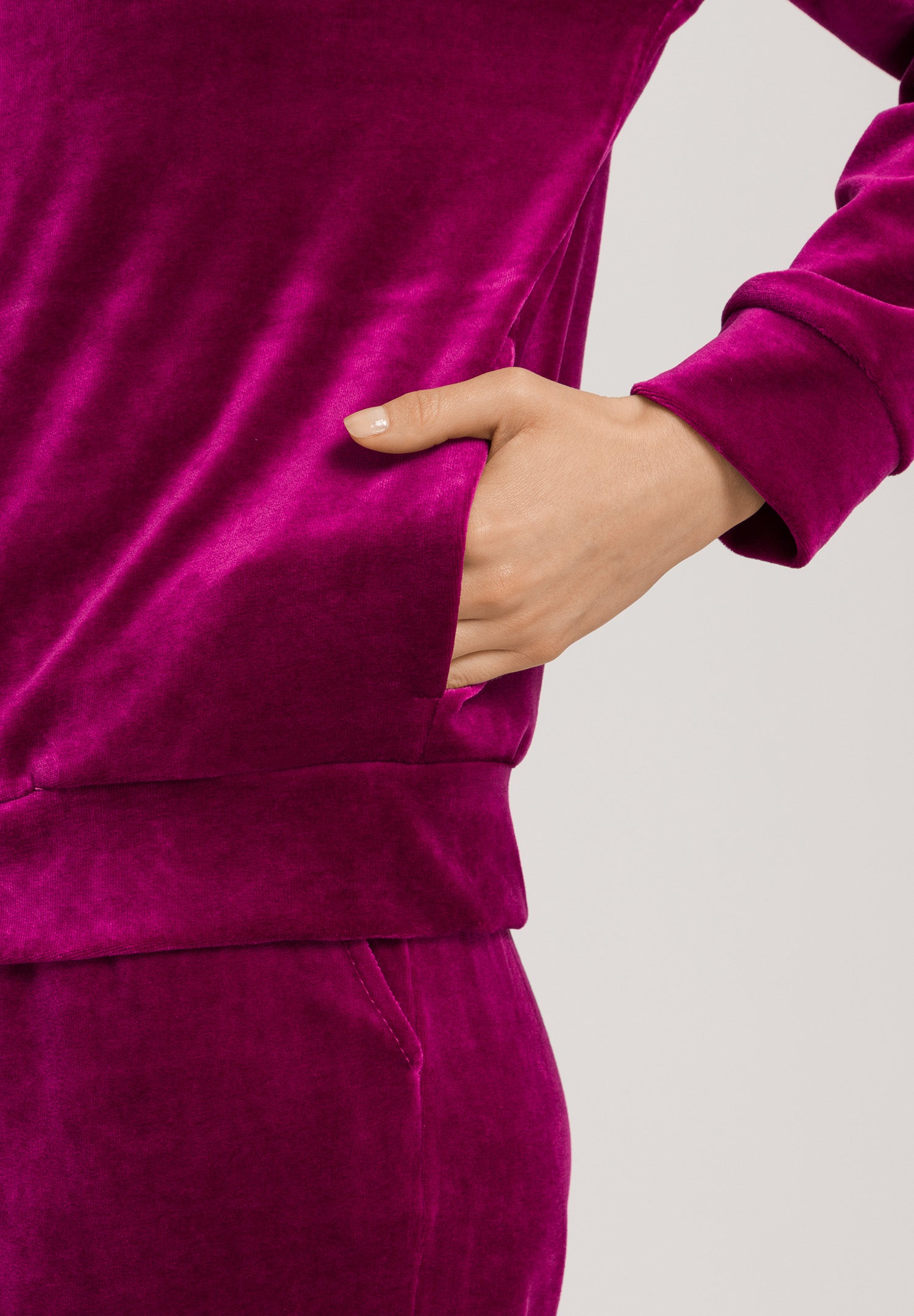 Favourites Zip-Up Velvet Jacket | Pink Tourmaline 78145-2473