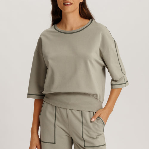 Natural Living Organic Cotton Sweatshirt | Crystal Green 78429-2732