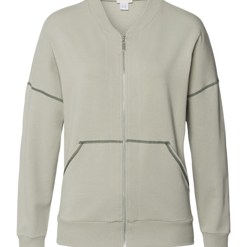 Natural Living Organic Cotton Zip-Up Jacket | Crystal Green 78431-2732