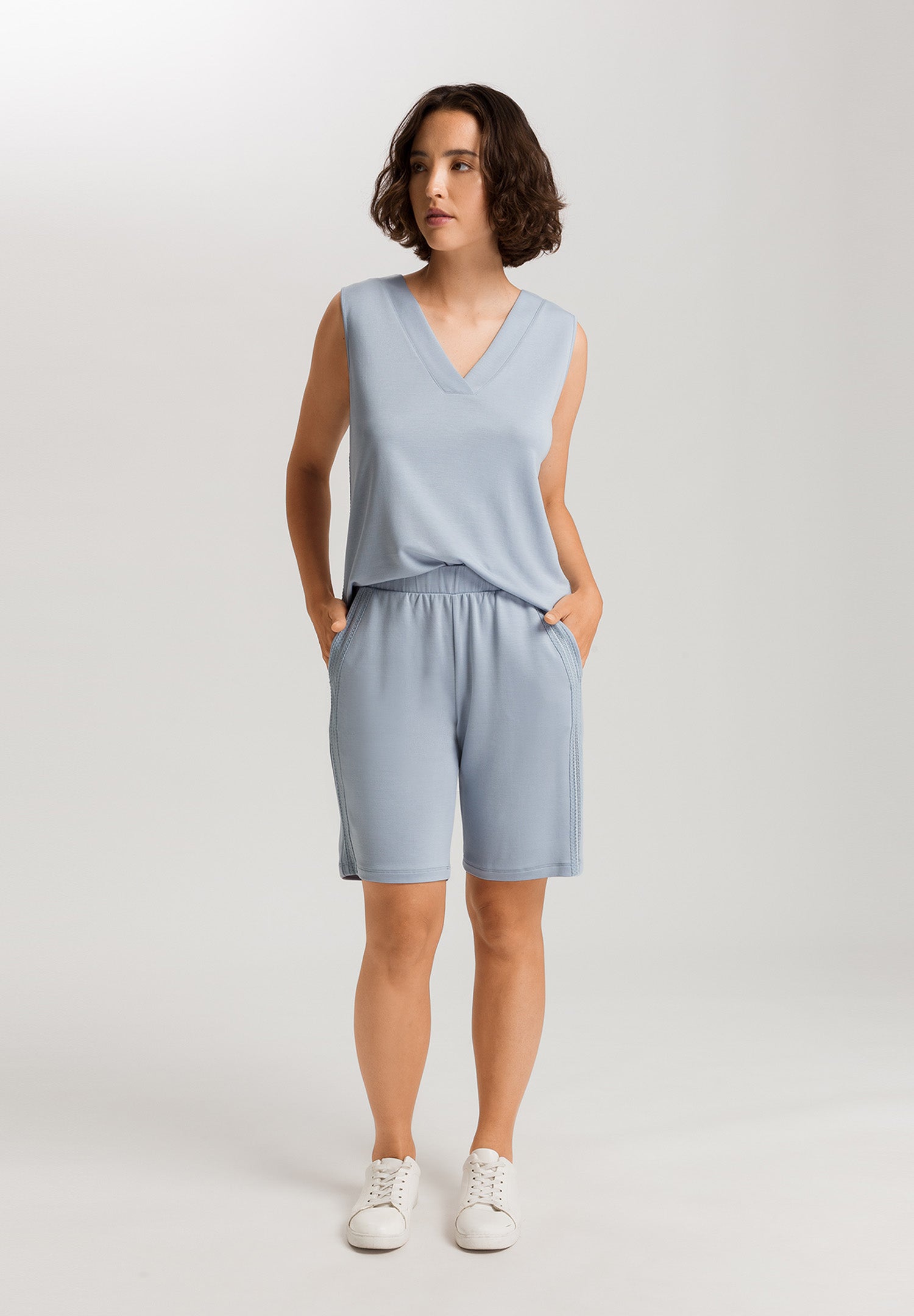 Pure Comfort Tencel™ V-Neck Tank Top | Sea Breeze 78477-2622