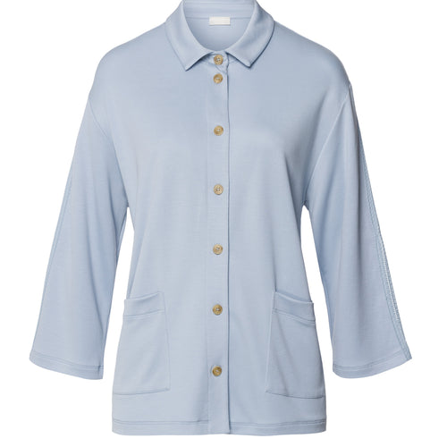 Pure Comfort Tencel™ Button Front Jacket | Sea Breeze 78479-2622