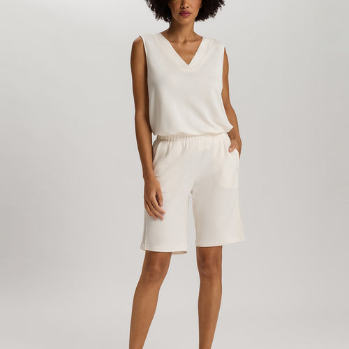 Pure Comfort Tencel™ Lounge Shorts | Misty White 78482-2123