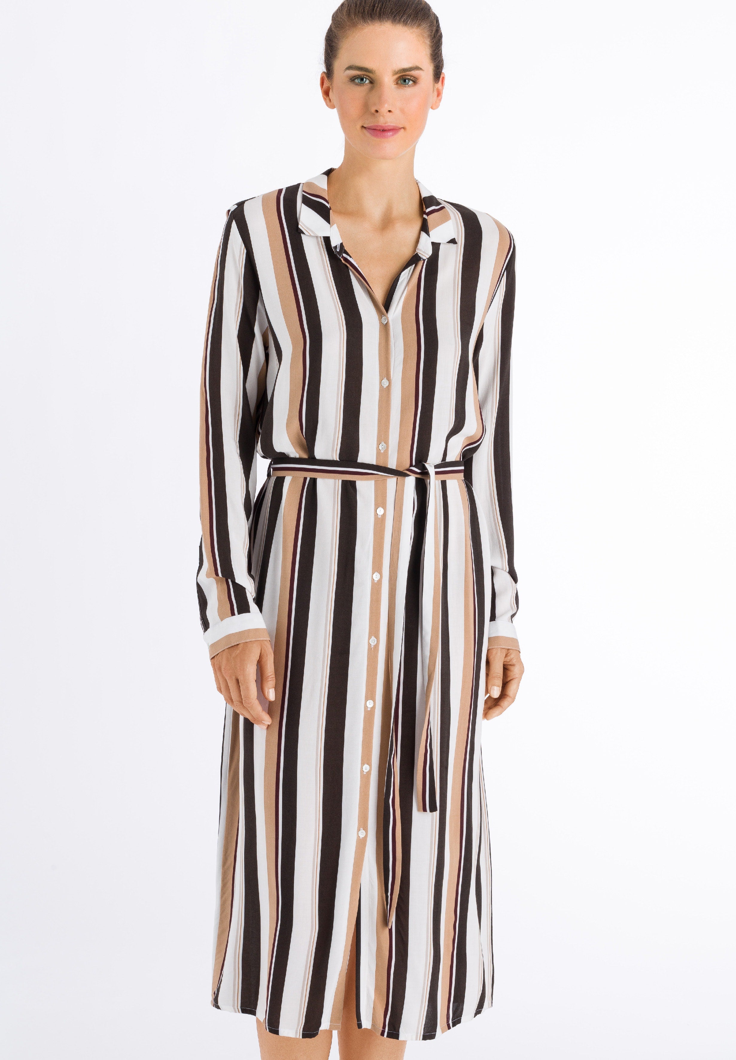 78522 Favourites Long Sleeve Dress - 1934 Everglade Stripe