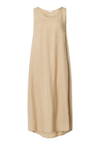 Urban Casuals Linen Blend Dress | Iced Cappuccino 78527-2846