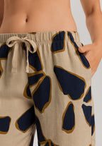Urban Casuals Linen Blend Drawstring Shorts | Desert Flower 78535-3007