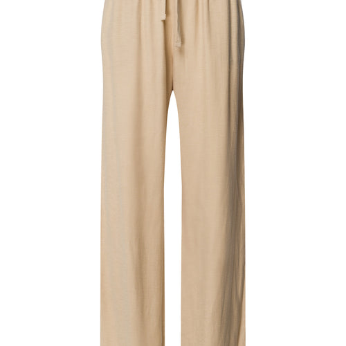 Urban Casuals Linen Blend Drawstring Pants | Iced Cappuccino 78537-2846