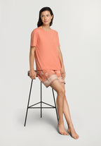 Natural Shirt Organic Cotton Top | Light Carnelian 78662-2288