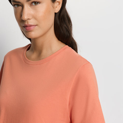 Natural Shirt Organic Cotton Top | Light Carnelian 78662-2288