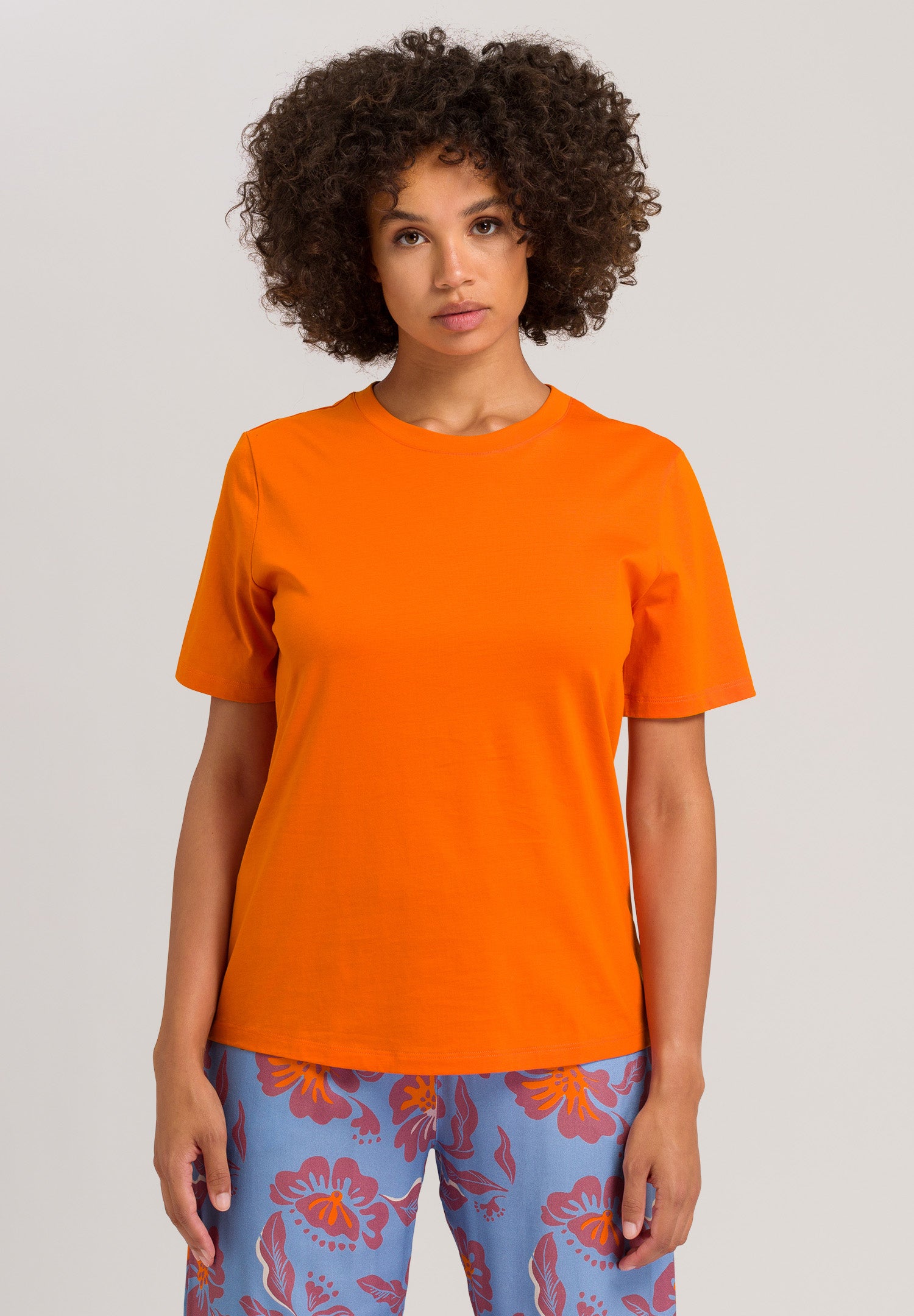 78662 Natural Shirt S/Slv Shirt - 2292 Juicy Orange