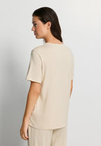 Natural Shirt Organic Cotton Top | Oyster Gray 78662-2671