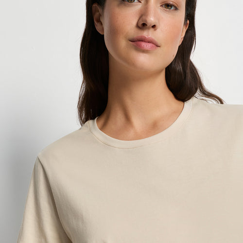 Natural Shirt Organic Cotton Top | Oyster Gray 78662-2671