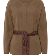 78679 Pure Comfort Belted Cardigan - 2821 Walnut