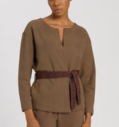 78679 Pure Comfort Belted Cardigan - 2821 Walnut