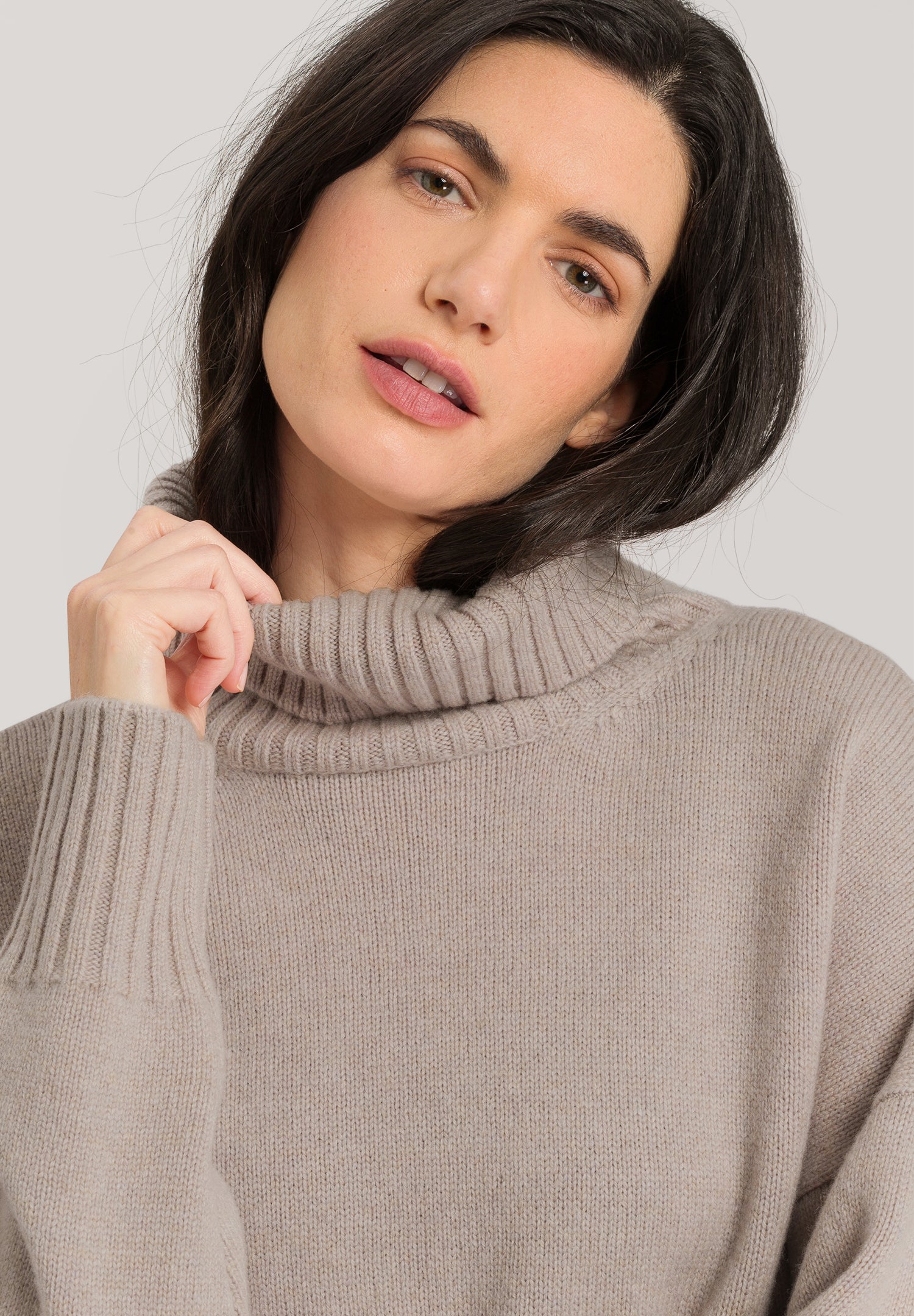 78699 Knits Turtleneck Pullover - 2805 Pumice